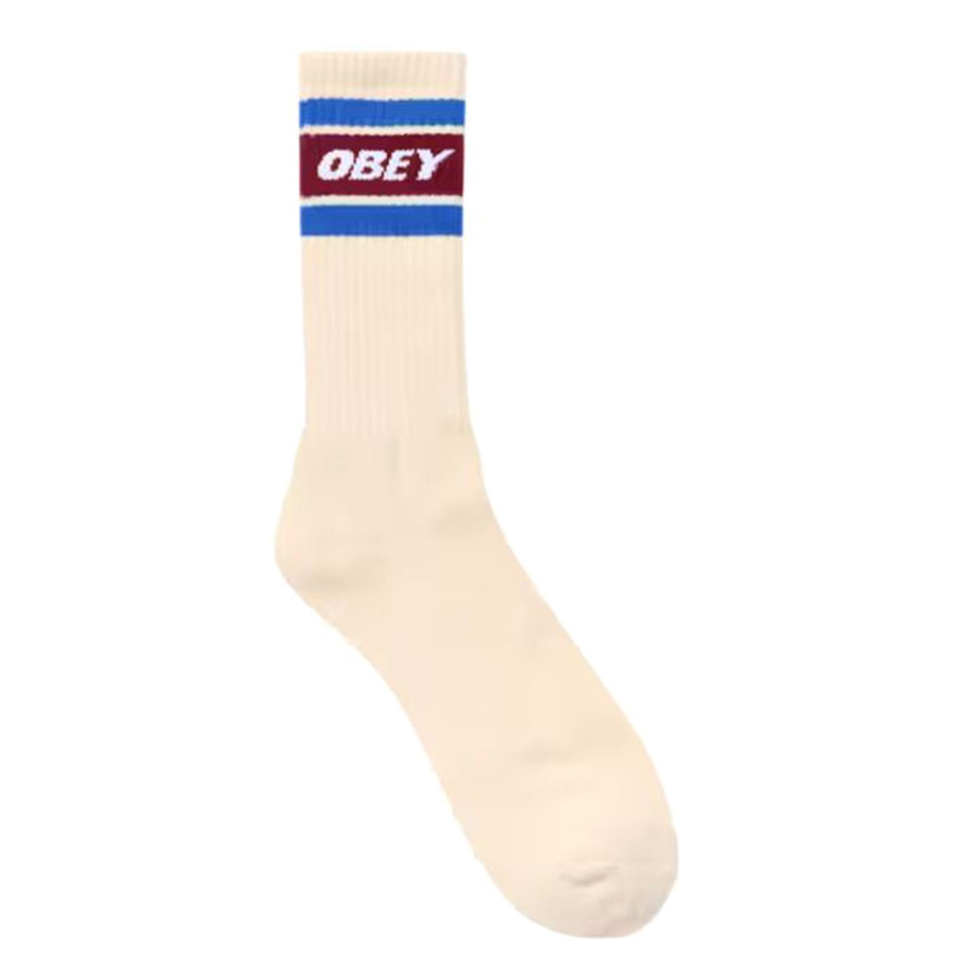 Cooper II Socks Unbleached / Rhubarb - Calzini Beige 100260093-UBR  OBEY 