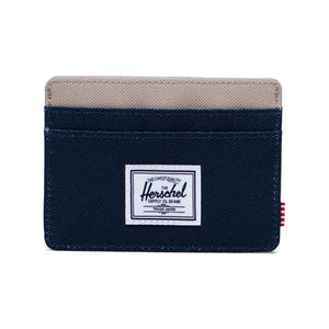 Charlie Cardholder Black Iris Twill - Portacarte Multicolore 30065 06231 HERSCHEL 