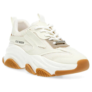 Possession White Gum - Scarpe Stringate Profilo Basso Donna Bianche SMPPOSSESSION-WHIGUM  STEVE MADDEN 