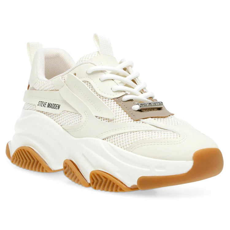 Possession White Gum - Scarpe Stringate Profilo Basso Donna Bianche SMPPOSSESSION-WHIGUM  STEVE MADDEN 