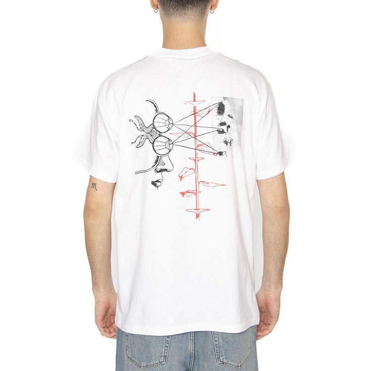 S/S Senses T-Shirt White - Maglietta Girocollo Uomo Bianca I034771.02XX  CARHARTT WIP 