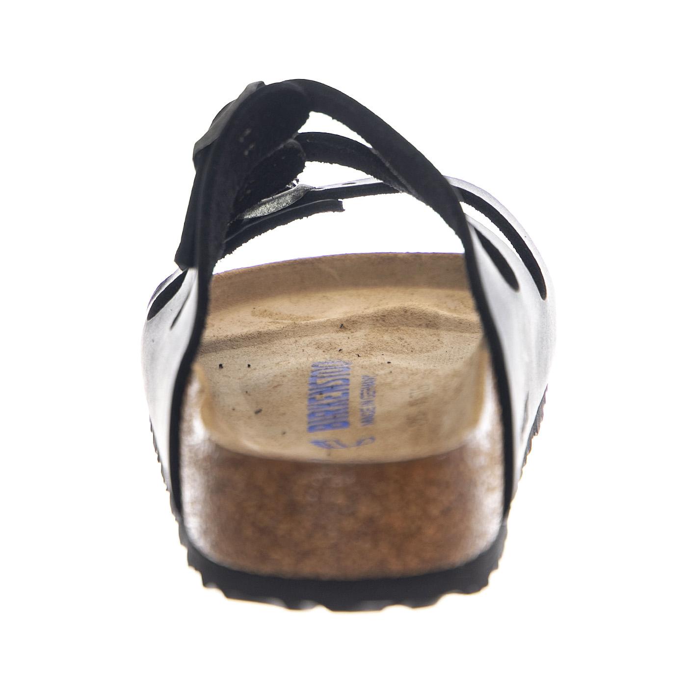 Florida SFB black, Oiled Leather - Sandali Donna Neri 1011445  BIRKENSTOCK 