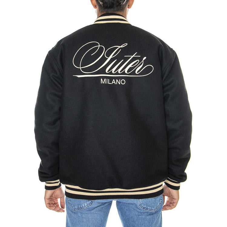 XX Anniversary Varsity Jacket Black - Giacca Invernale Uomo Nera 22WIJW80-BLACK  IUTER 