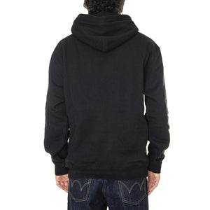 Dimensions P/O Hoodie Black - Felpa con Cappuccio Uomo Nera PF00544-BLACK  HUF 