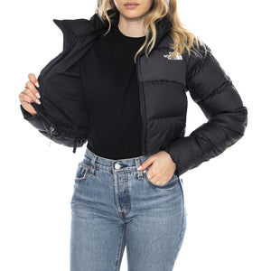 W Cropped Saikuru -- Giacca Donna Nera NF0A89JC KT01 THE NORTH FACE 