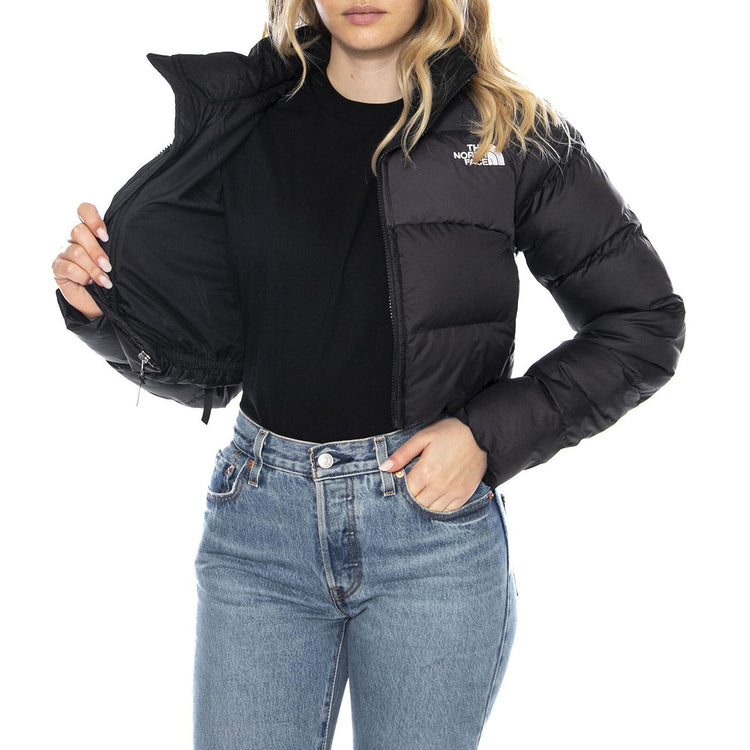 W Cropped Saikuru -- Giacca Donna Nera NF0A89JC KT01 THE NORTH FACE 