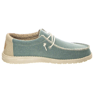 M' Wally Braided 449 - Scarpe Stringate Profilo Basso Uomo Blu HD.40003.449  HEY DUDE 