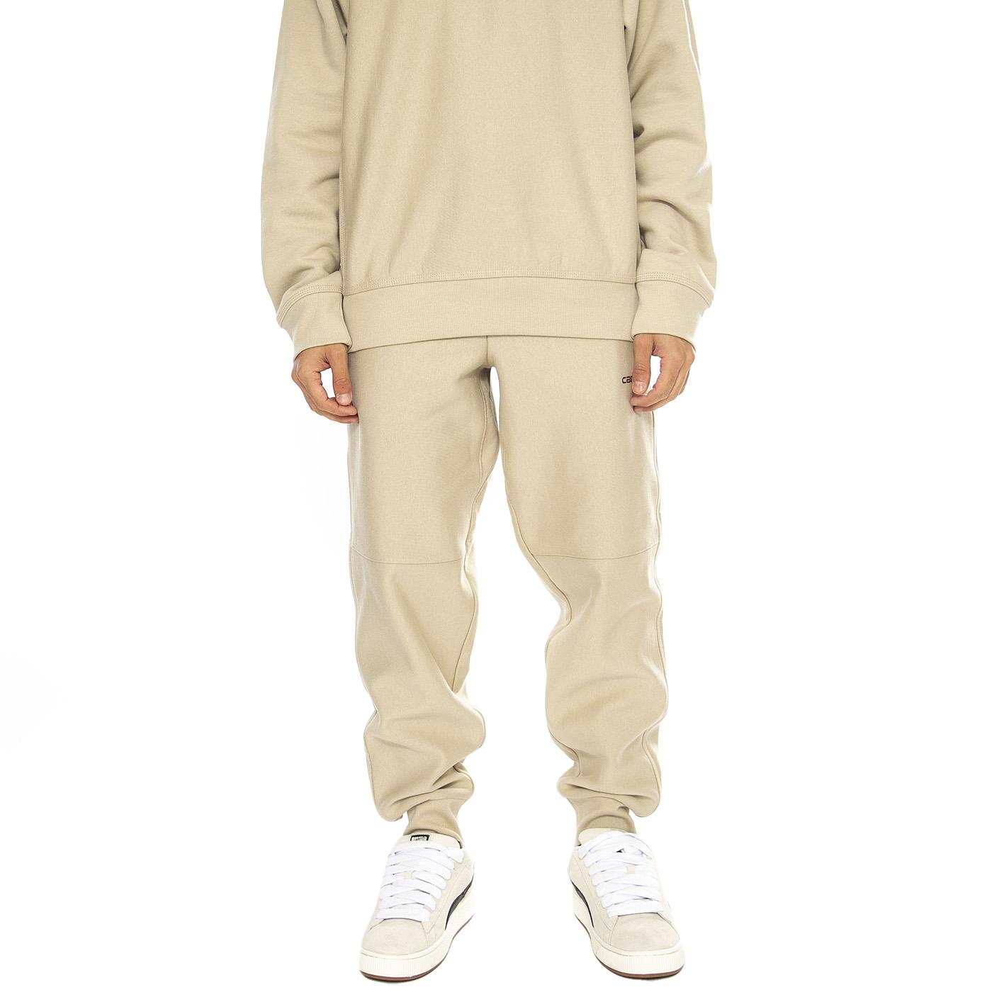 American Script Jogging Pant Fleur De Sel - Pantaloni Uomo Beige I027042.2LPXX  CARHARTT WIP 