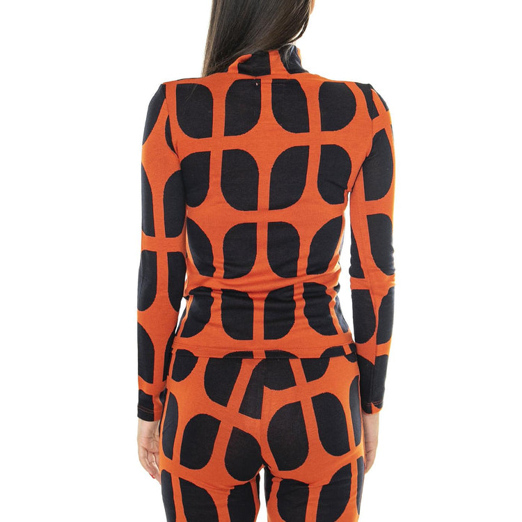 Wallpaper Ellen L/S Top - Maglia Maniche Lunghe Donna Multicolore WTP00153  THINKING 