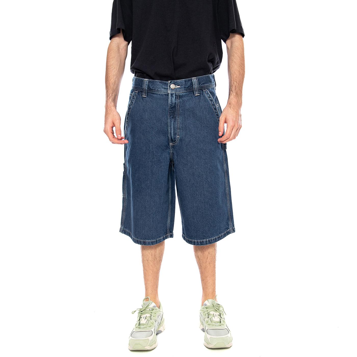 Workwear Skater Short Right On Blue - Bermuda Denim Jeans Uomo Blu 112376302 BL LEE 