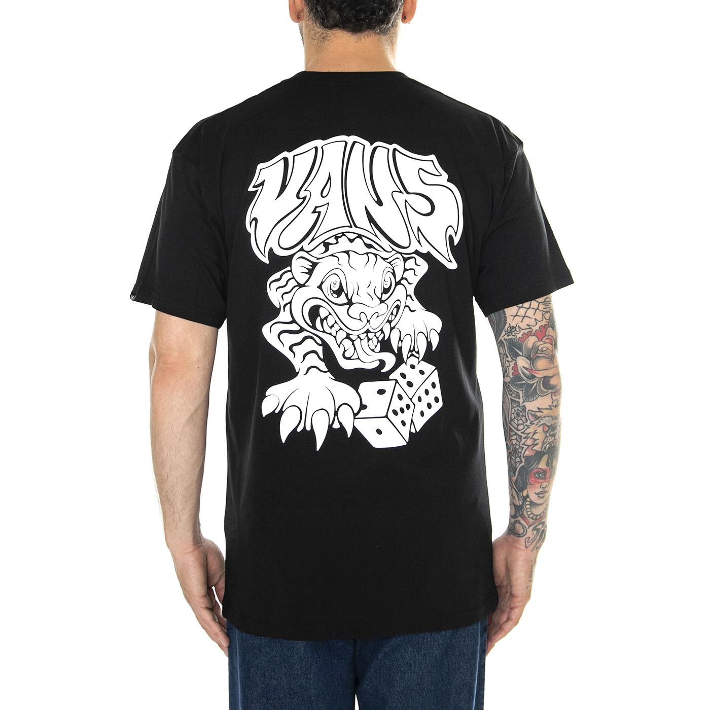 Prowler SS Tee Black - Maglietta Girocollo Uomo Nera VN000G4NBLK1  VANS 