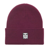 Icon Patch Cuff Beanie Beetroot - Lila Strickmütze OBEY ACCESSORIES