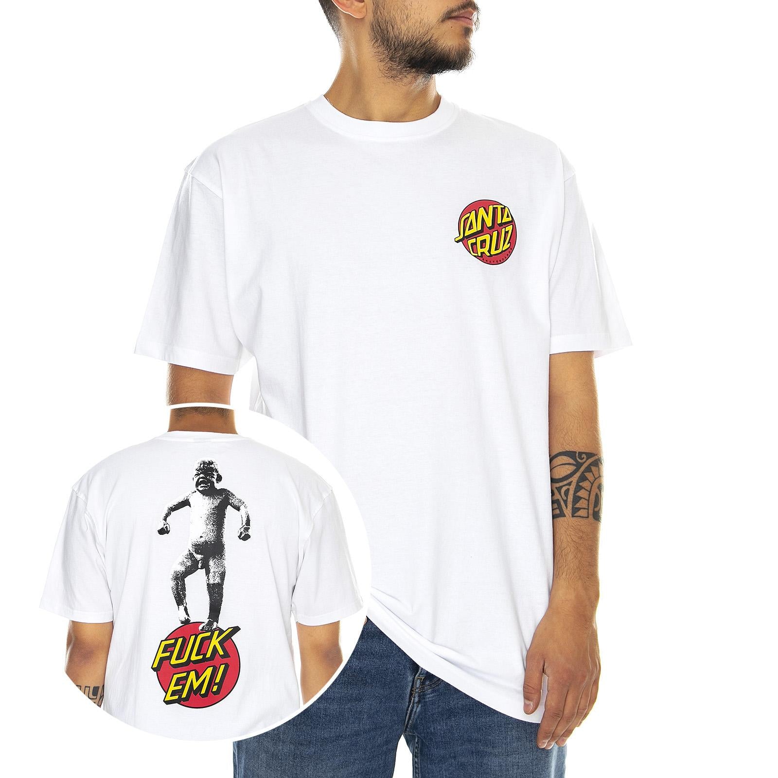  Salba Baby Stomper Tee White  SANTA CRUZ 