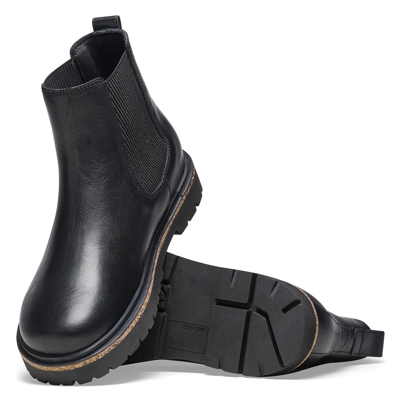 Highwood Slip On Women Black Natural Leather Boots - Stivaletti Donna Neri 1025781  BIRKENSTOCK 
