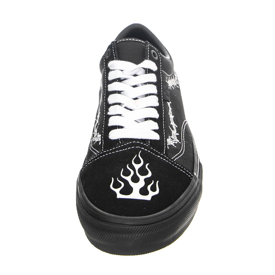MN Skate Old Skool Elbe Black / White - Scarpe Stringate Profilo Basso Uomo Nere VN0A5FCBB8C1  VANS 