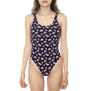Womens Watermelon 9000 Swimsuit - Multicoloured - Costume da Bagno Intero Donna Multicolore WAT118-9000  HAPPY SOCKS 