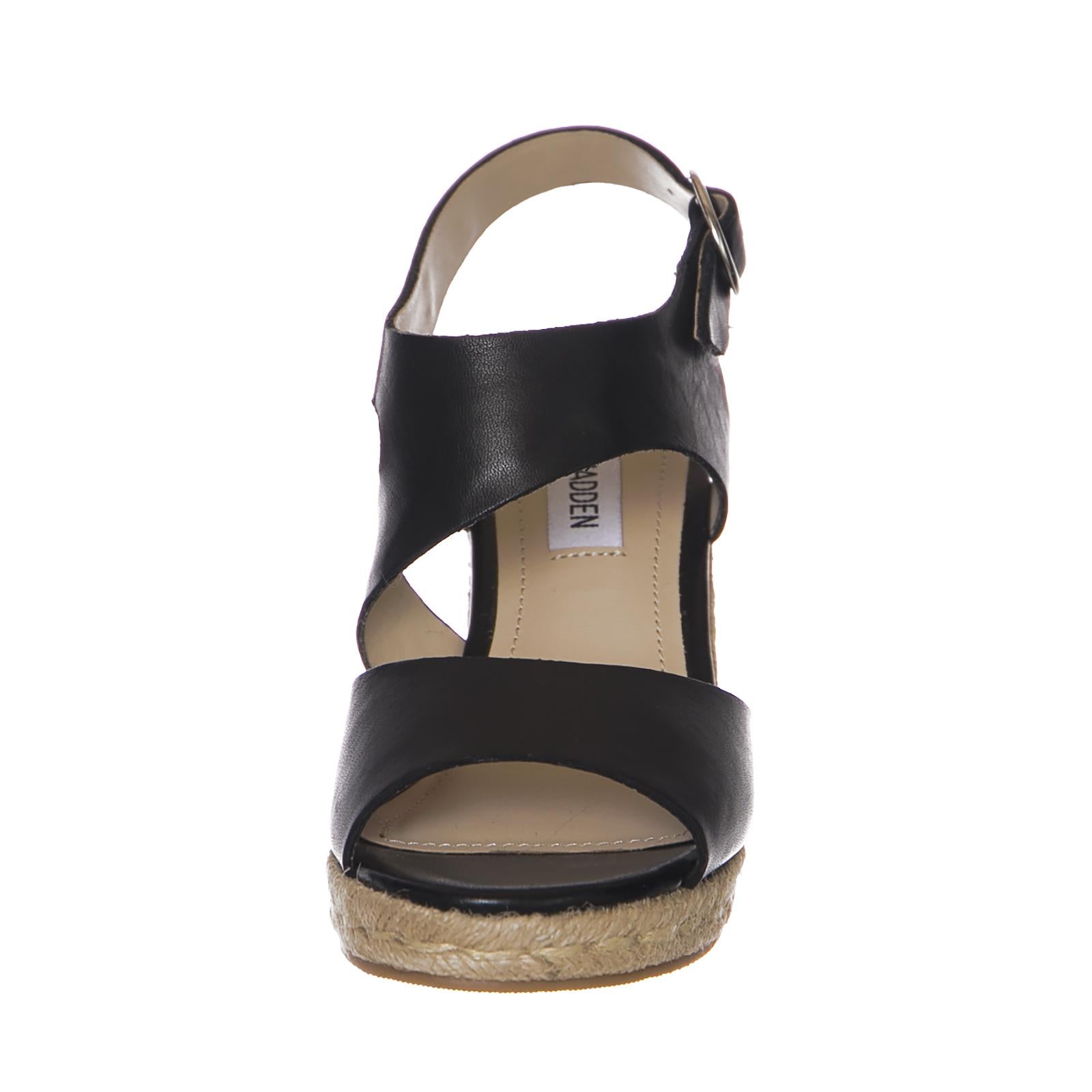 WAVVI BLACK LEATHER SMSWAVVI-BLK  STEVE MADDEN 