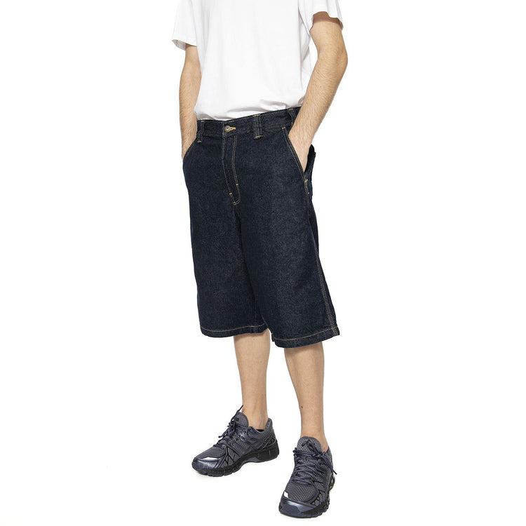 Medison Denim Short Rinsed Blue - Bermuda Denim Jeans Uomo Blu DK0A4YSYRIN1  DICKIES 