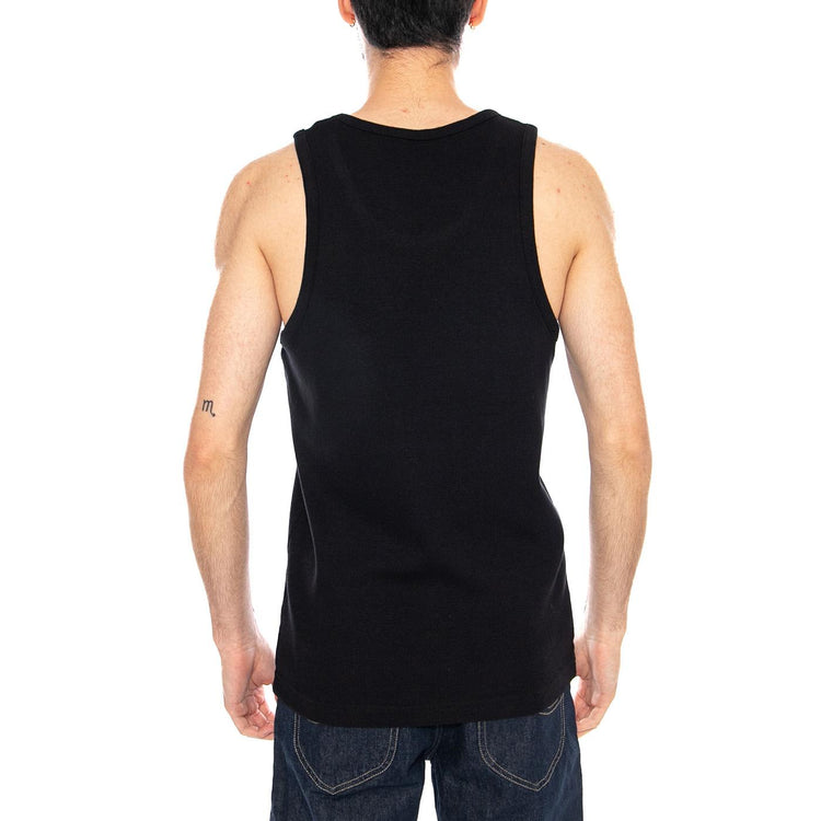Ribbed Tank Black - Canotta Uomo Nera 112376486 BLK LEE 
