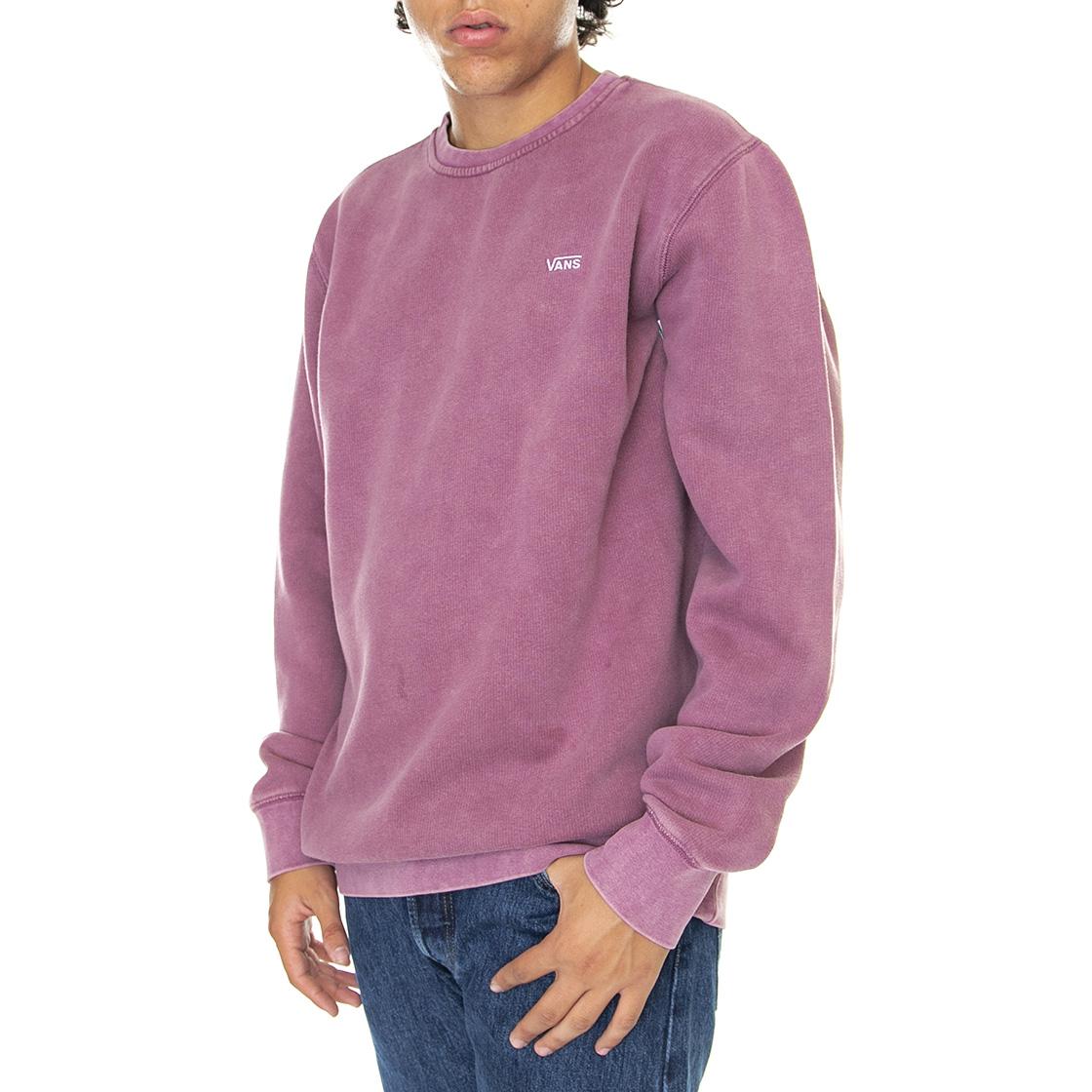 Comfycush Wash Crew CMCS Black - Felpa Girocollo Uomo Viola VN00062TFWA1  VANS 