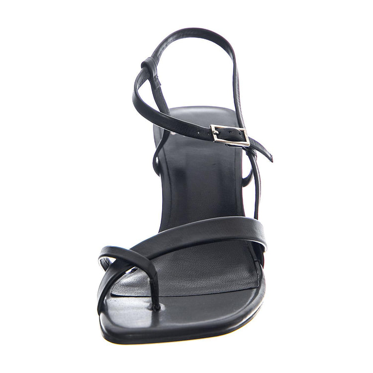 Luisa Black Cow Leather Chrome Free Tanned - Sandali Donna Neri VBS5312-301-20  VAGABOND 