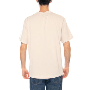 SS Solid Tee Vintage White - Maglietta Girocollo Uomo Bianca 112357430 WHT WRANGLER 