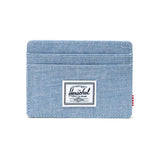 Charlie Kartenhalter Ashley Blue Crosshatch - Blauer Kartenhalter HERSCHEL ACCESSORIES