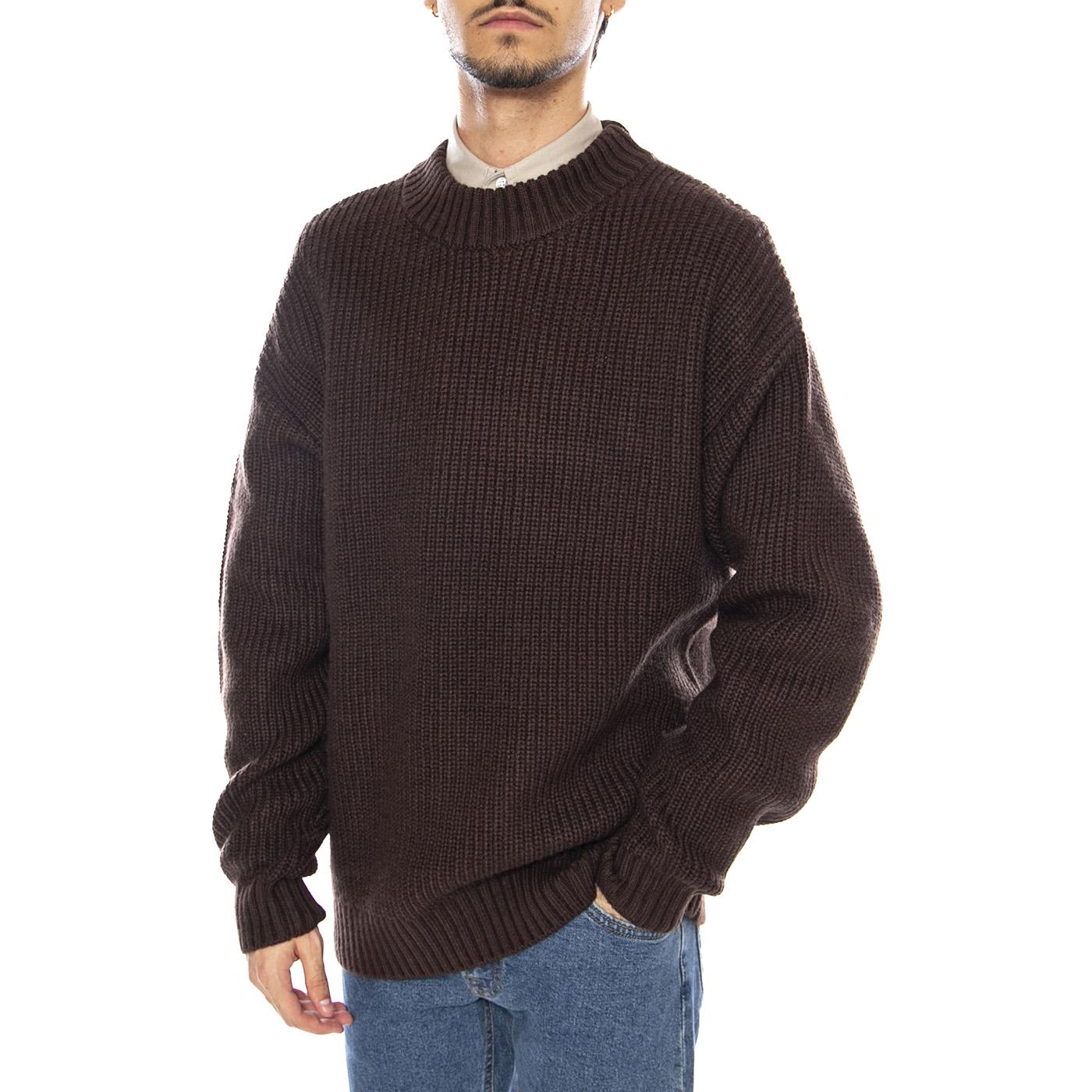 Chunky Crew Neck Arabica - Maglione Girocollo Uomo Marrone 112370541 . LEE 