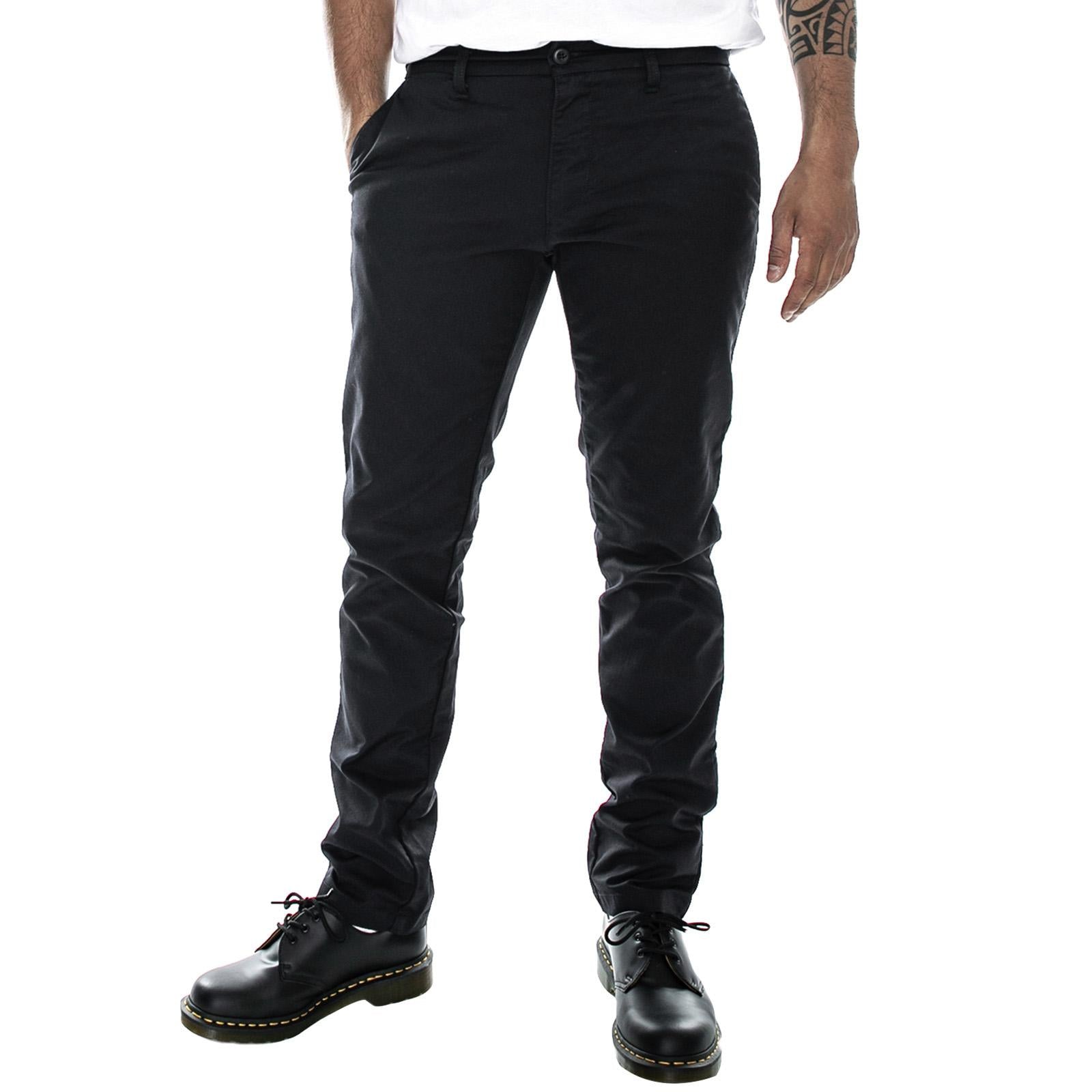 Sid Pant Lamar - Dark Navy Rinsed - Pantaloni Chino Uomo Blu 14295 . CARHARTT WIP 