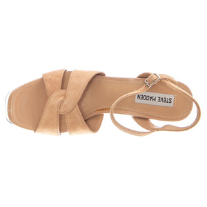LAVISHER BLUSH SUED - Sandali Donna Beige SMSLAVISHER-BLU . STEVE MADDEN 