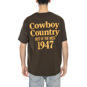 VINTAGE TEE WREN - Maglietta Girocollo Uomo Marrone 112378007 BRN WRANGLER 