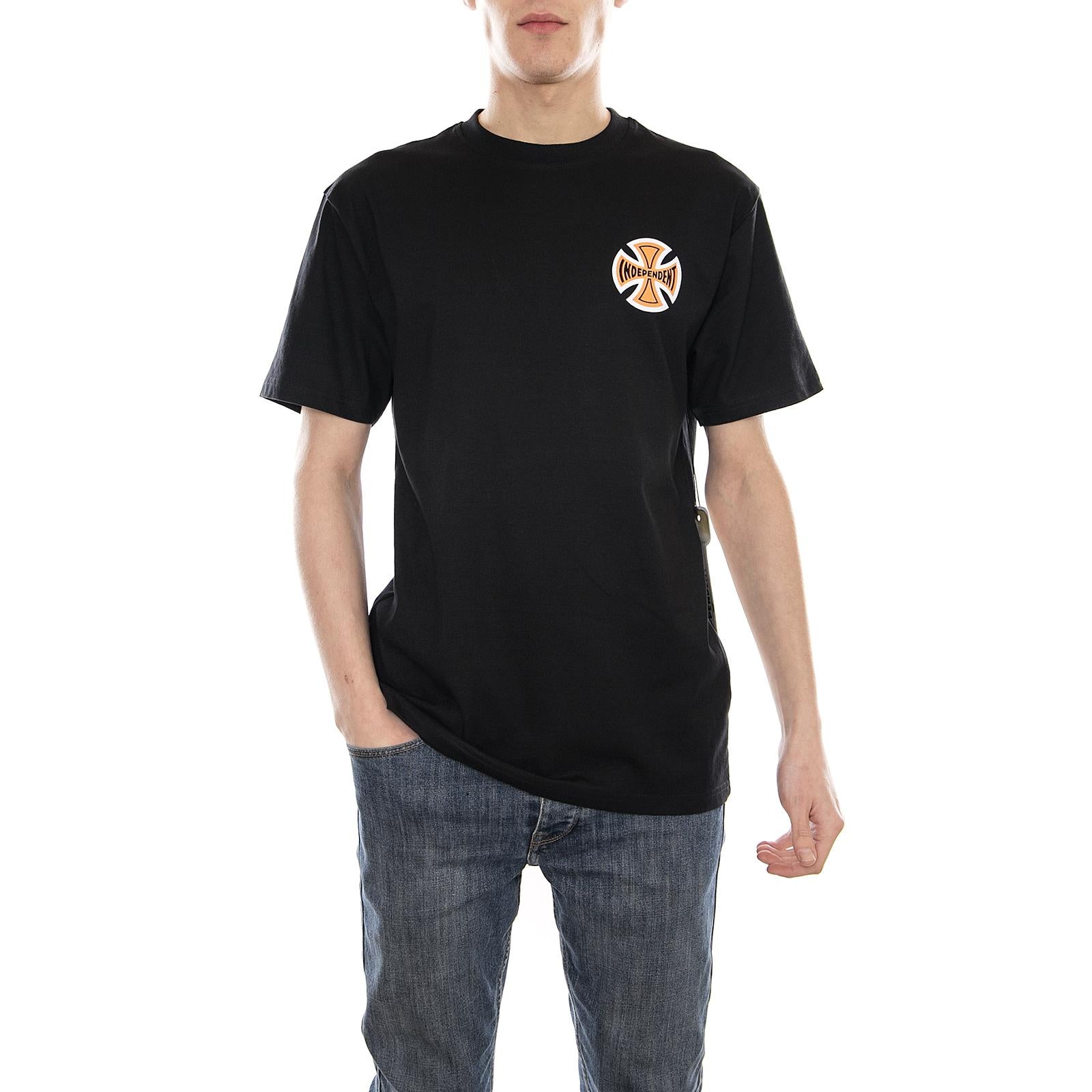 2 Colour TC Tee Black INA-TEE-2 Colour TC Tee Black  INDEPENDENT 
