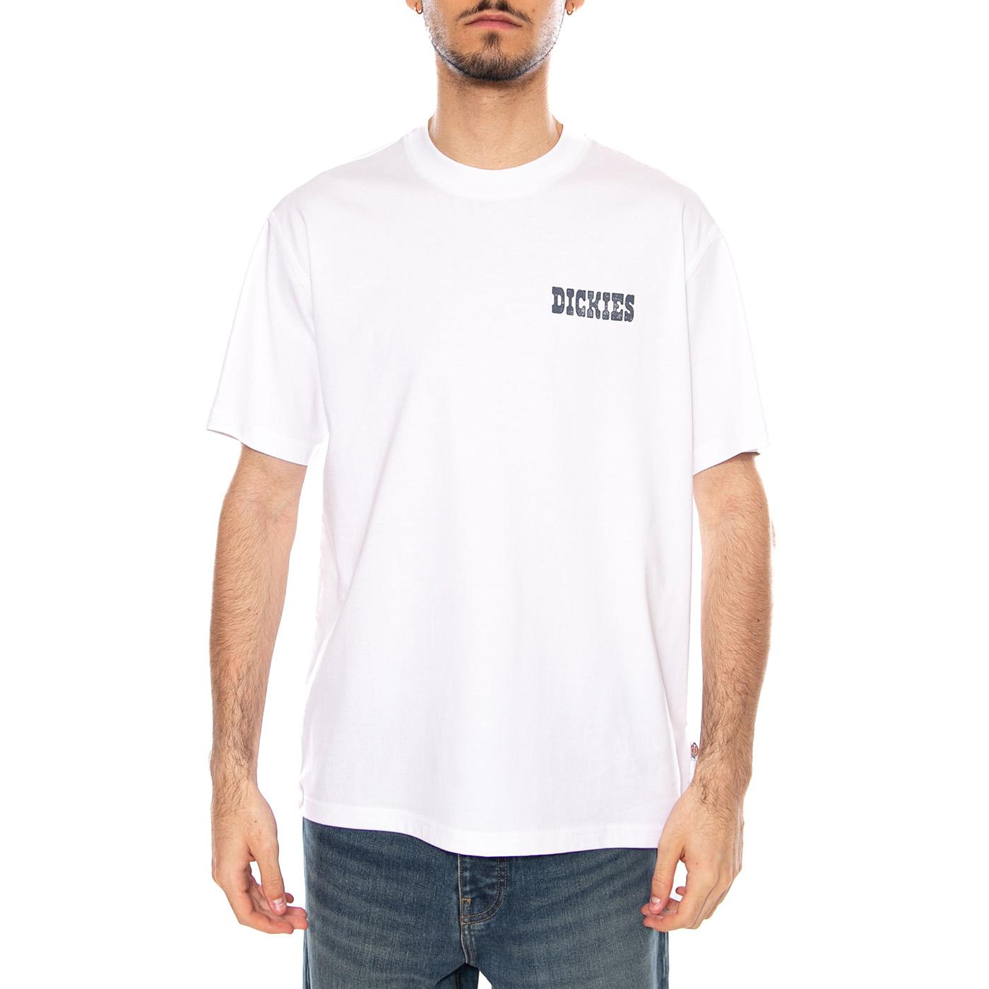 PLAIN CITY SS TEE WHITE - Maglietta Girocollo Uomo Bianca DK0A88JI0 WH1 DICKIES 