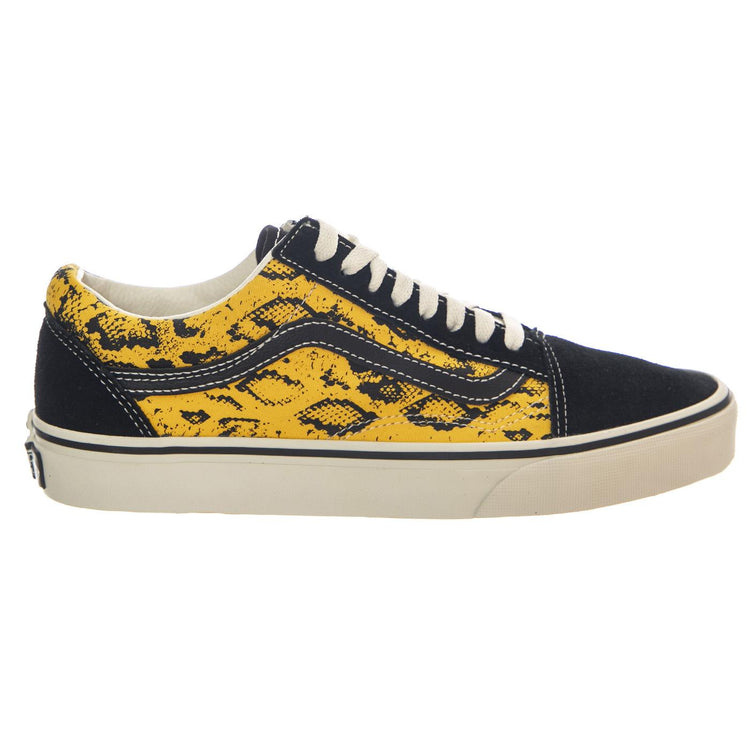 OLD SKOOL BLACK / YELLOW - Scarpe Stringate Uomo Nere / Gialle VN000DB3Y231 . VANS 