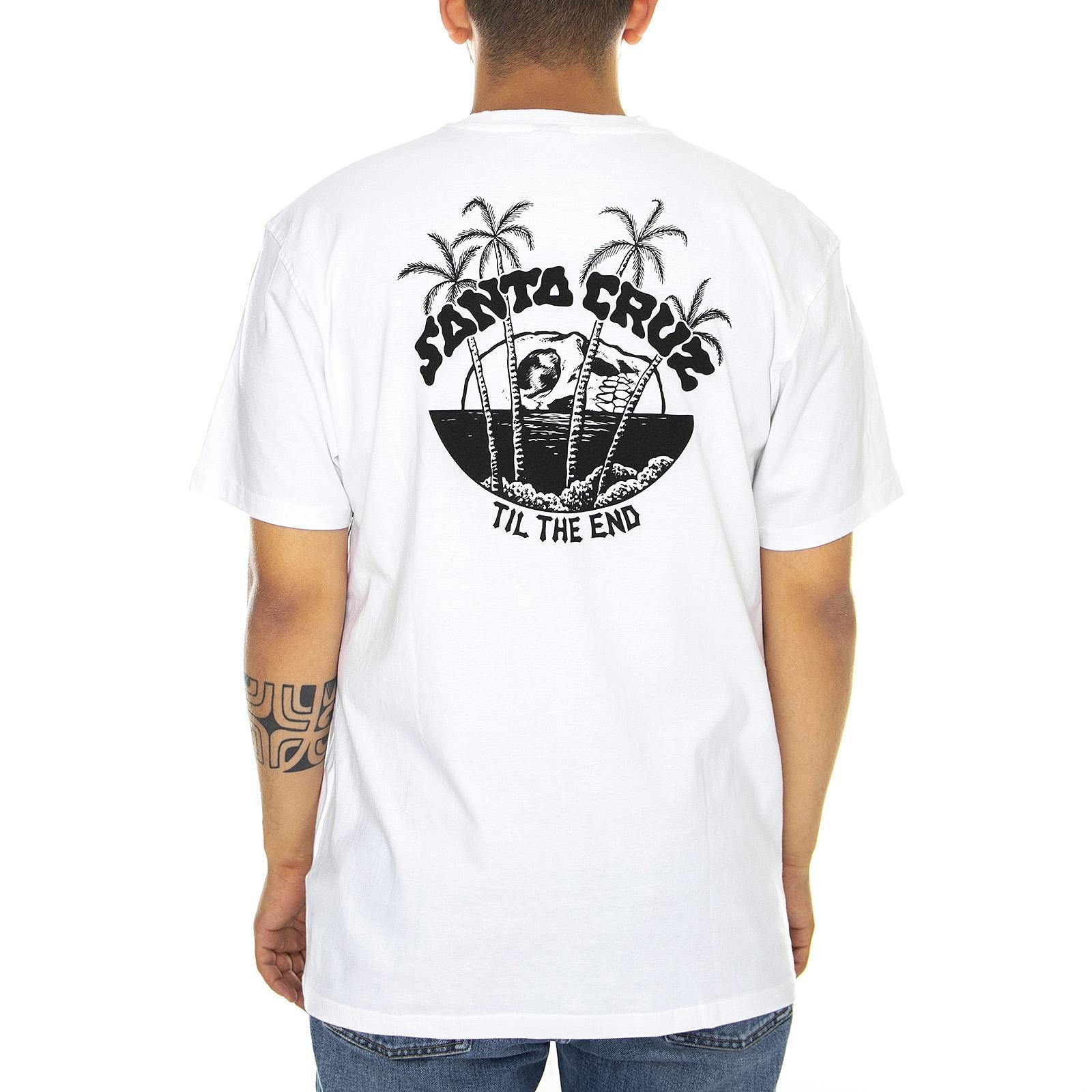  Horizon Tee White  SANTA CRUZ 