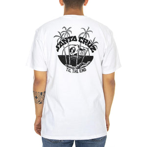  Horizon Tee White  SANTA CRUZ 