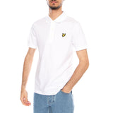 Jersey Polo Shirt Weiß - Herren Weiße Polo  Herren LYLE & SCOTT