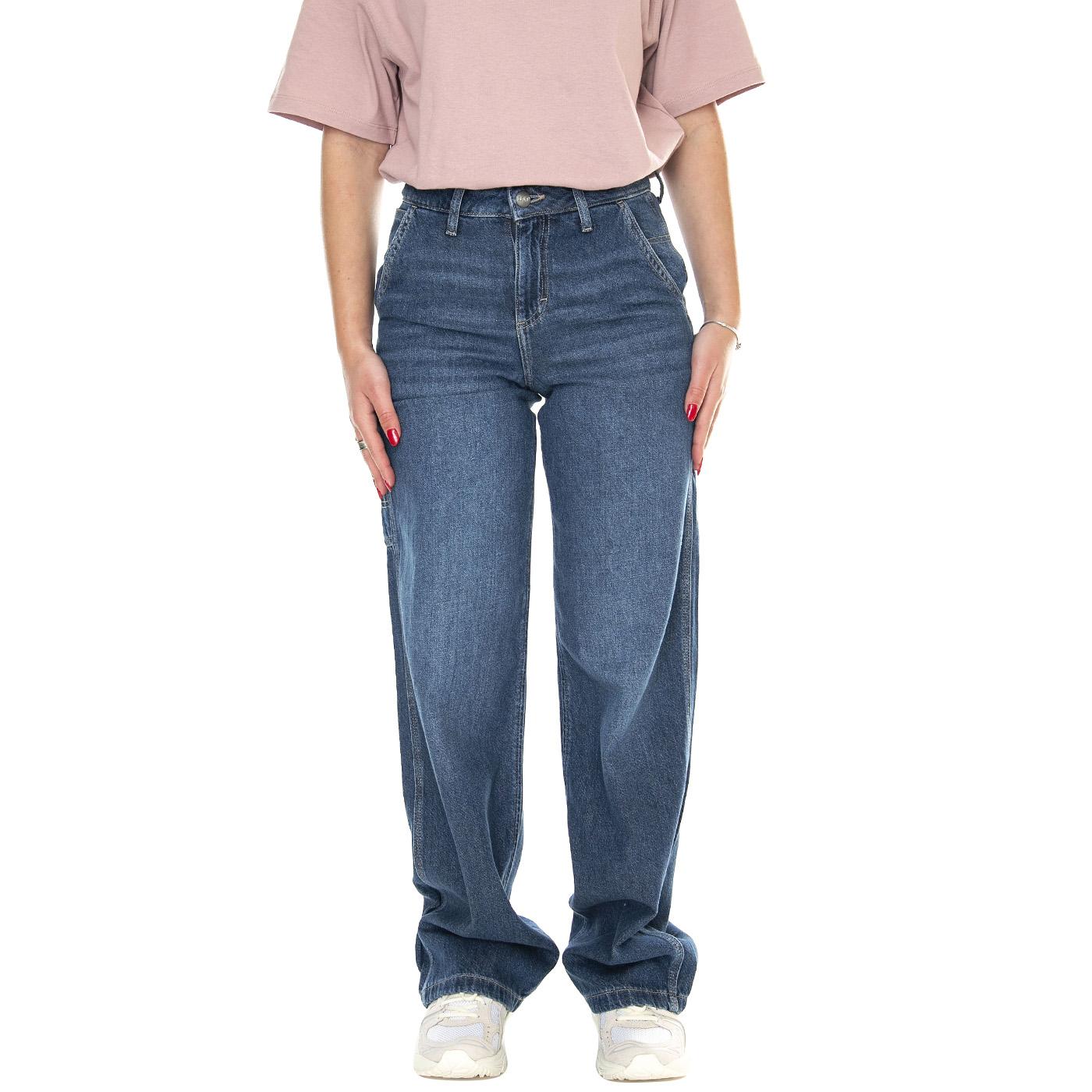 Loose Carpenter Rules of Wisdom - Pantaloni Denim Jeans Donna Blu 112348962  LEE 