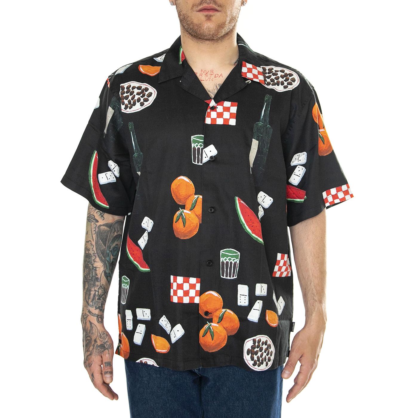 S/S Isis Maria Dinner Shirt Isis Maria Dinner Print, Black - Camicia Maniche Corte Uomo Multicolore I033071.23JXX  CARHARTT WIP 