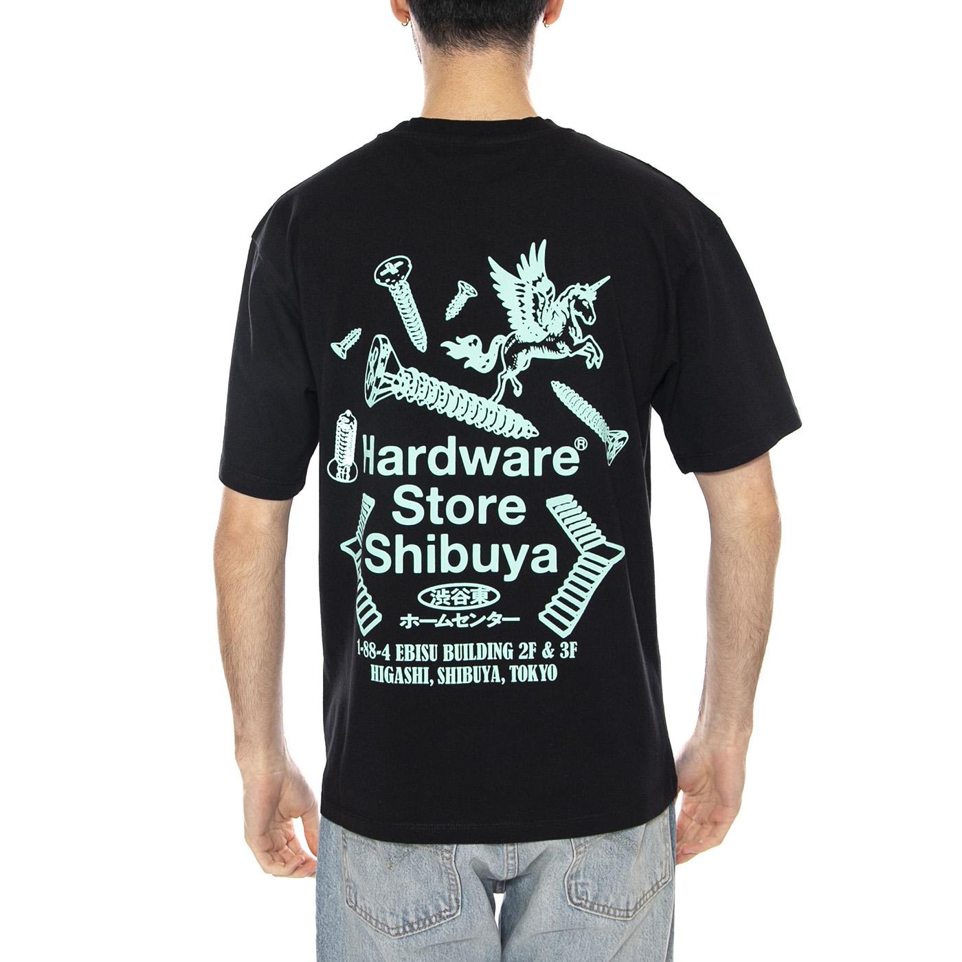 HARDWARE STORE SHIBUYA TS - Maglietta Girocollo Uomo Nera I036639.89.67. 89,67 EDWIN 