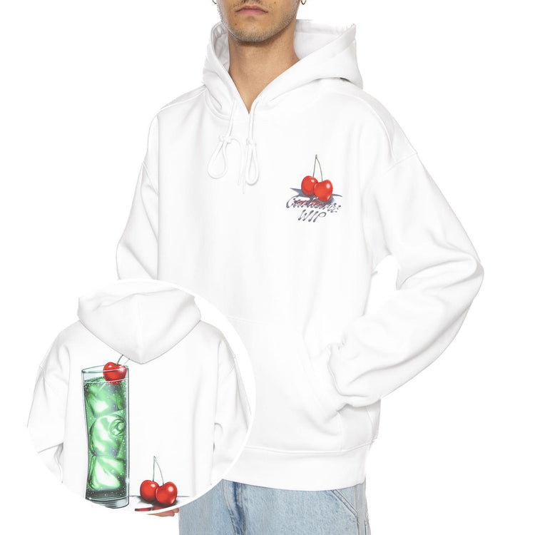 Hooded Jake Garcia Sweat White - Camicia con Cappuccio Uomo Bianca I035191.02XX  CARHARTT WIP 