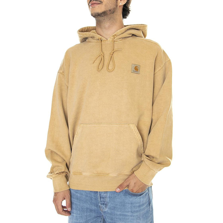 Hooded Vista Sweat Dusty H Brown garment dyed - Felpa con Cappuccio Uomo Marrone I029523-07EGD  CARHARTT WIP 