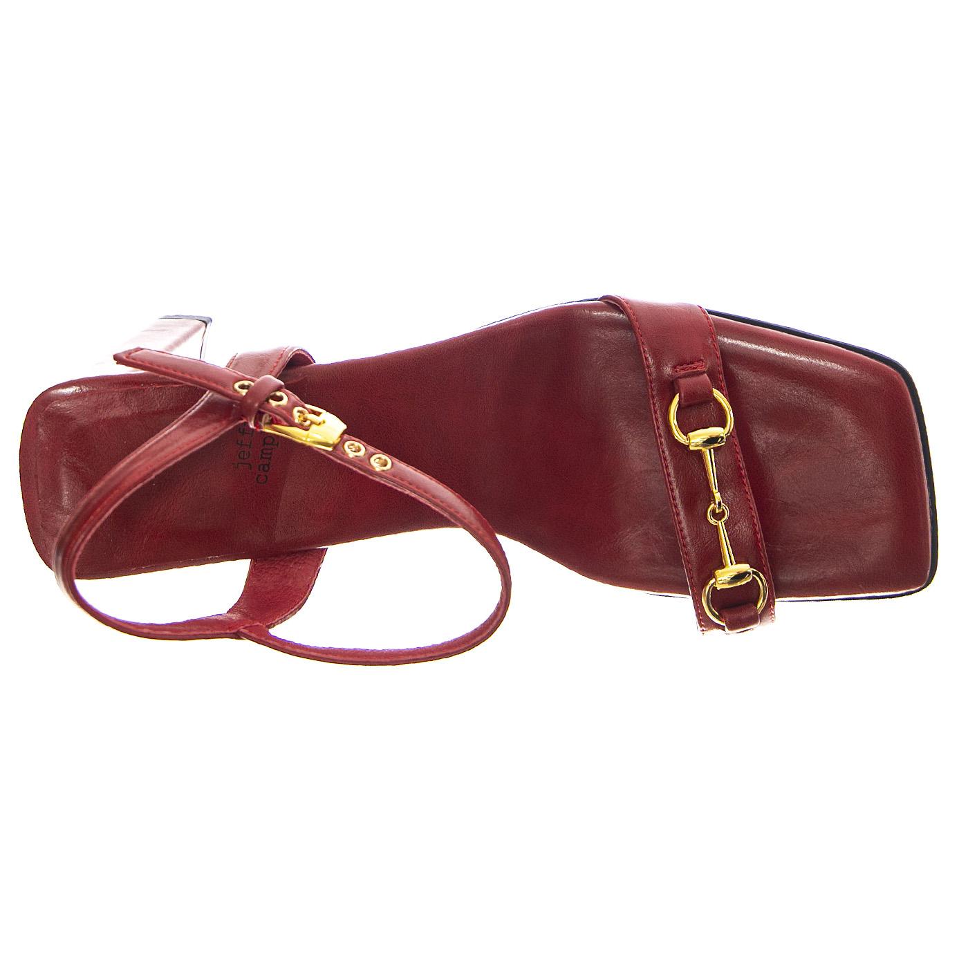 Lively Red Gold - Sandali Donna Rossi JCSR1080L-07-001-RED  JEFFREY CAMPBELL 