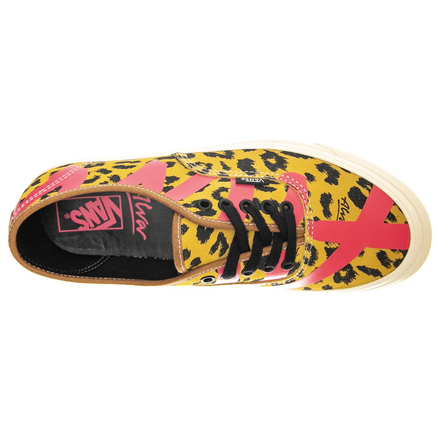 UA Authentic 44 DX Alva Skates Leopard Brown / Pink - Scarpe Stringate Profilo Basso Uomo Multicolore VN0005U8RPK1  VANS 