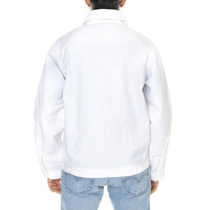 Ol x Dickies Workshop Jacket White - Giacca Estiva Uomo Bianca DK0A4Y2EWHX1  DICKIES 