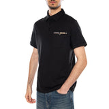 POLO BLACK - Schwarzes Herren-Poloshirt BARBOUR