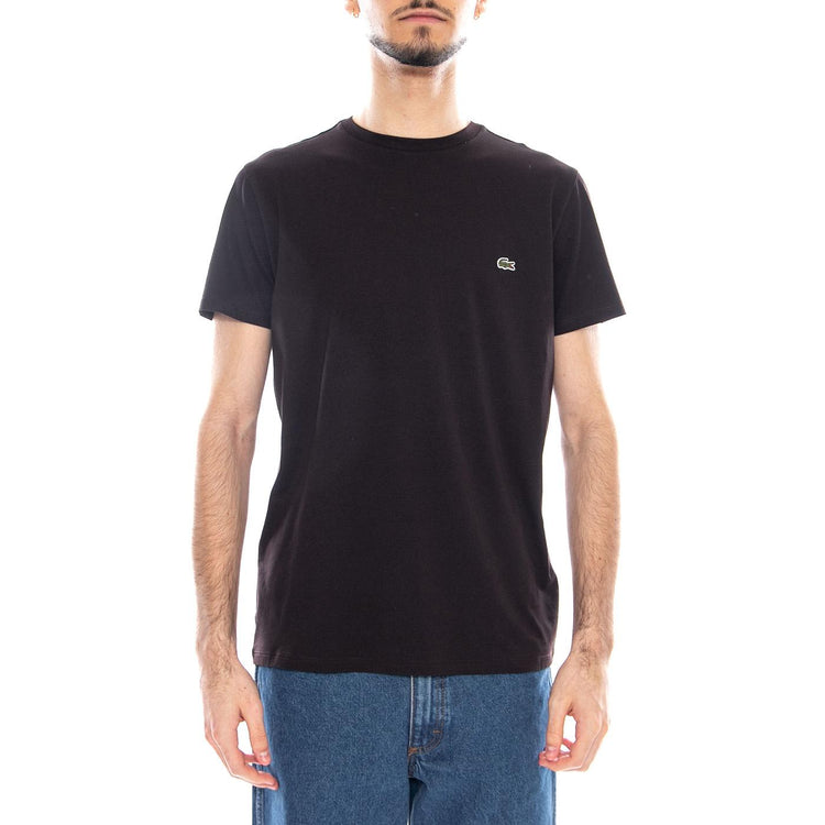 T-Shirt - Maglietta Girocollo Lacoste Uomo Nera TH6709 3LA LACOSTE 