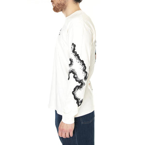 Kumo TS LS Whisper White - Maglietta Maniche Lunghe Uomo Bianca I031908.WHW.67.  EDWIN 