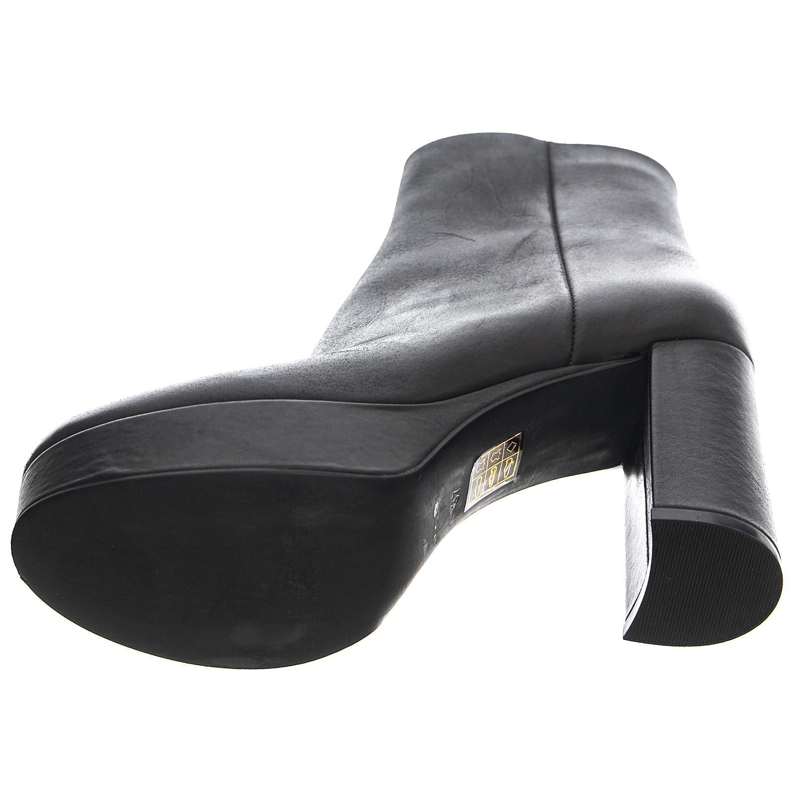  JC-R33A-B01-BLK LEATHER  JEFFREY CAMPBELL 