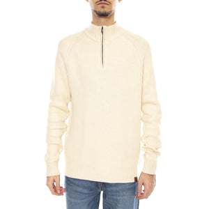 Williams River Textured 1/4 Zip Sweater Ecrù -- Maglione Uomo Ecrù TB0A5M8 PEFL1 TIMBERLAND 